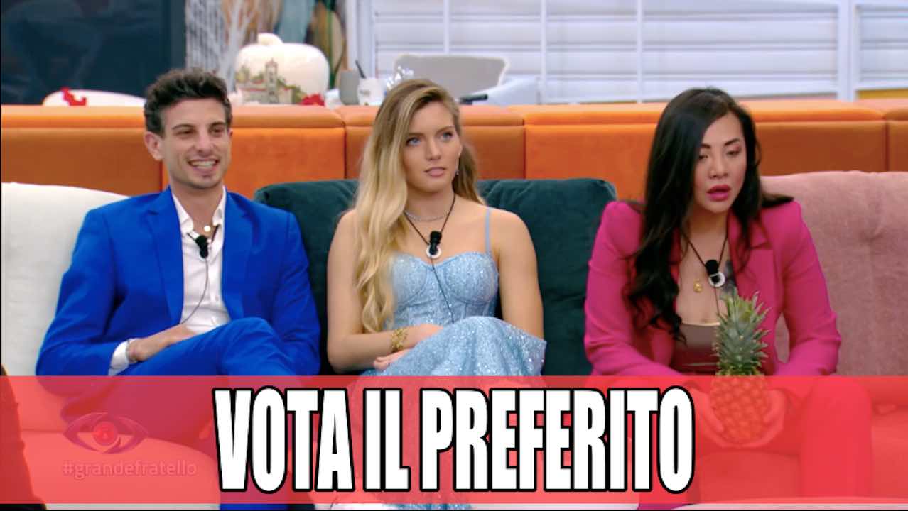 GF chi è il tuo preferito della ventiquattresima settimana VOTA