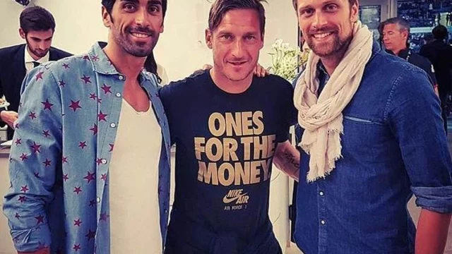 Francesco Totti, Luca Dotto e Filippo Magnini