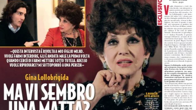 L'intervista esclusiva a Gina Lollobrigida, da domani in edicola con NOVELLA2000