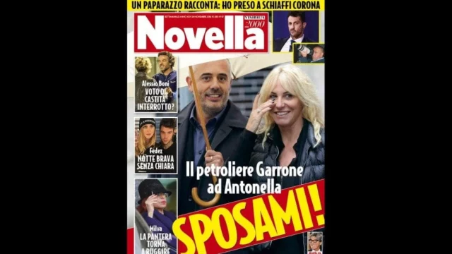 Novella2000- Antonella Clerici e Vittorio Garrone in copertina