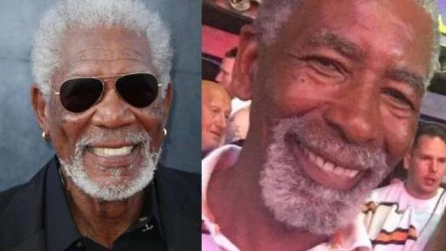 Morgan Freeman e il sosia