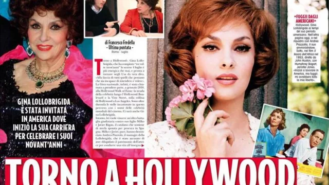 Il servizio dedicato a Gina Lollobrigida su Novella2000