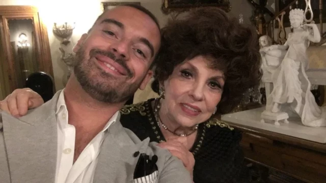 Francesco Fredella e Gina Lollobrigida