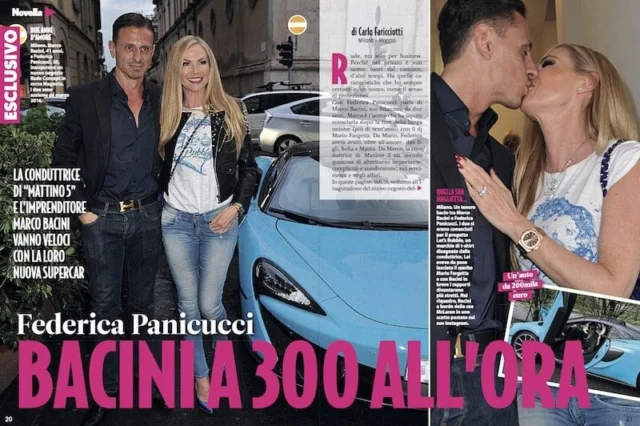 Federica Panicucci e Marco Bacini