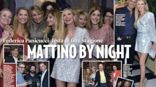 Federica Panicucci Mattino Cinque party di fine stagione