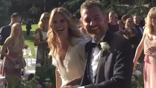 Matrimonio Filippa Lagerback e Daniele Bossari