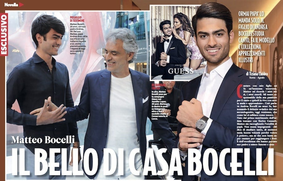 Matteo Bocelli Interview