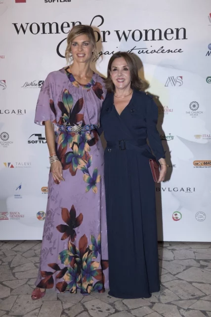 Women for Women - Patrizia Mirigliani con Martina Colombari