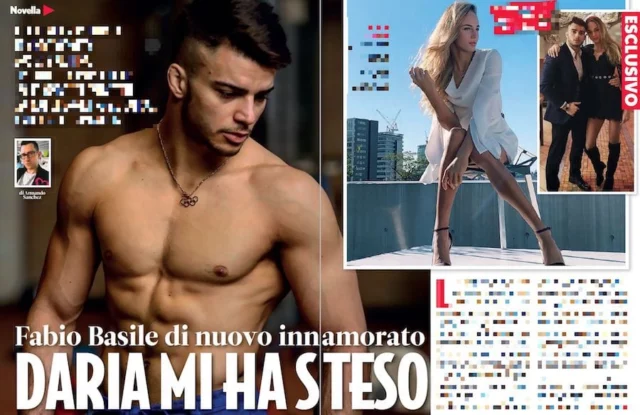 Fabio Basile nuova fidanzata chi eÌ Daria Bilodid