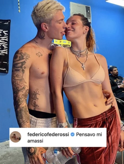 Federico Rossi commento Benjamin Mascolo Bella Thorne