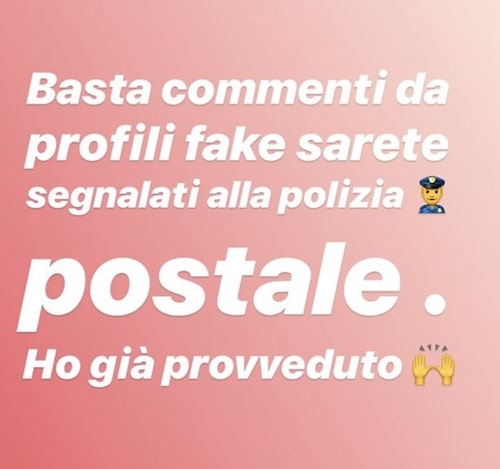 Clizia Incorvaia denuncia profili fake