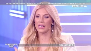 Paola Caruso contro Raffaella Fico: la frecciatina in diretta