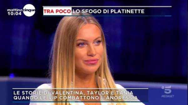 Taylor Mega choc a Mattino 5: "Ho problemi di bulimia". Le forti parole