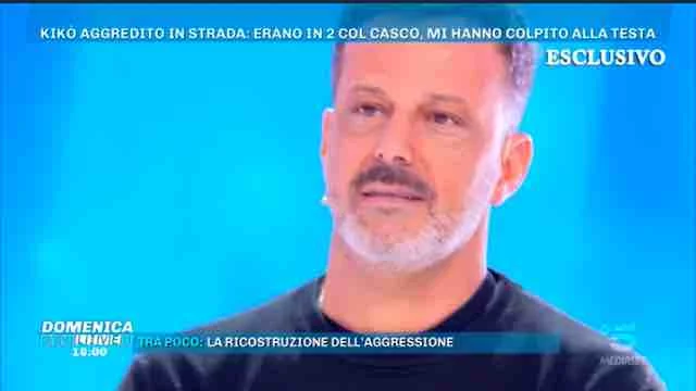 Kikò Nalli svela a Domenica Live i retroscena dell'aggressione subita