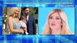 Paola Caruso svela i motivi della rottura con Moreno Merlo e lancia accuse choc. Lui replica duramente