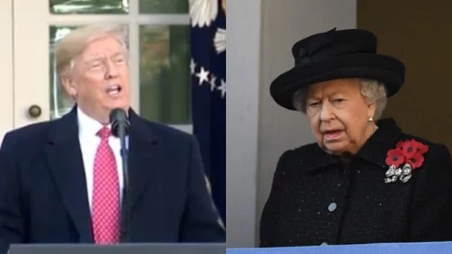 Donald Trump a cena dalla Regina Elisabetta: il Presidente arriva a Buckingham Palace