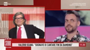 Valerio Scanu e Roberto Alessi fanno la pace da Eleonora Daniele