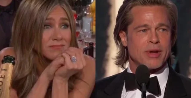 Brad Pitt e Jennifer Aniston ai Golden Globe: l'incontro tra i due attori