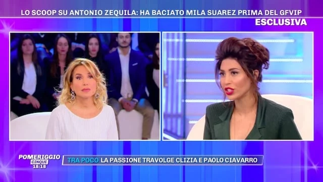 Mila Suarez rivela a Pomeriggio 5 la verità sul flirt con Antonio Zequila