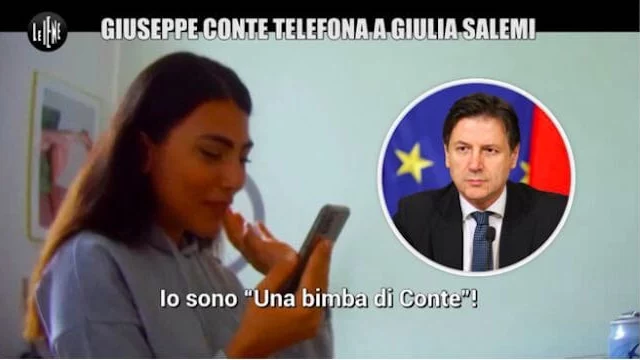 Le Iene: Giuseppe Conte chiama Giulia Salemi, ma la verità è un'altra (VIDEO)