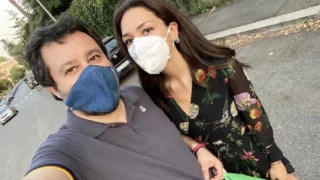 Matteo Salvini Francesca Verdini quarantena