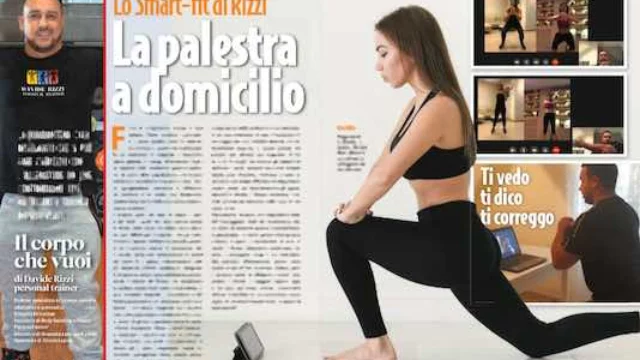 Lo Smart-fit del personal trainer Davide Rizzi: la palestra a domicilio