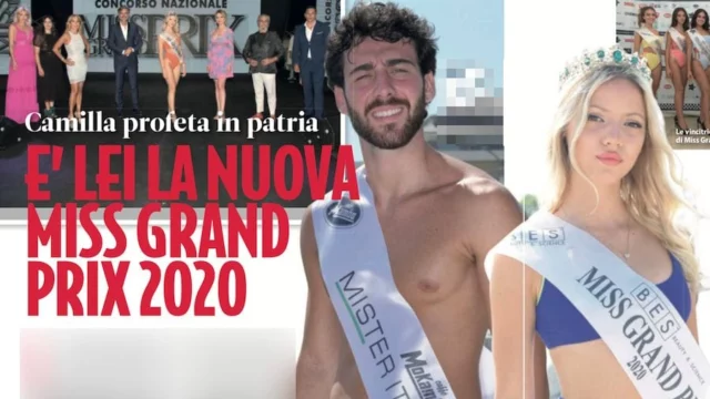 Mister Italia 2020 Miss Grand Prix 2020 Novella 2000 n. 34 2020