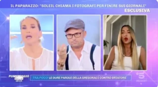 Barbara d'Urso asfalta Soleil Sorge in diretta (VIDEO)