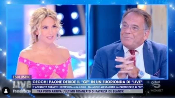 Alessandro Cecchi Paone deride il GF: Barbara d'Urso lo riprende