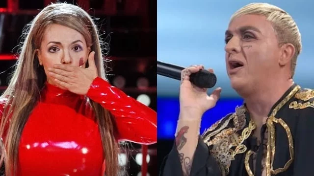 Carolina Rey e Gabriele Cirilli imitano Britney Spears e Achille Lauro