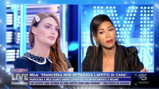 Mila Suarez accusa Franceska Pepe: lei replica ed è scontro a Live