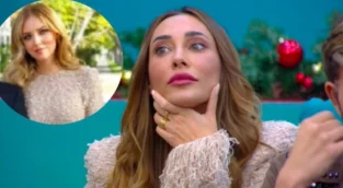 Sonia Lorenzini veste un abito già indossato da Chiara Ferragni