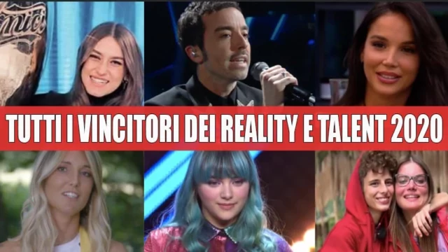 Vincitori reality e talent 2020: tutti i nomi di chi ha vinto