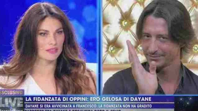 Dayane Mello a Live commenta le dichiarazioni di Oppini su di lei