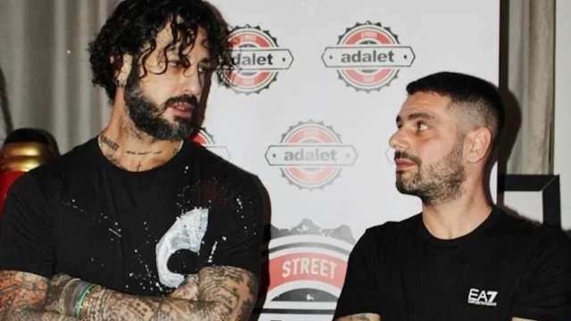 Tommaso Minopoli Fabrizio Corona Adalet Street Cafè Firenze