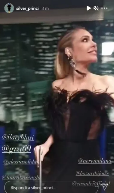 L'outfit di Ilary Blasi nella tredicesima puntata de L'Isola