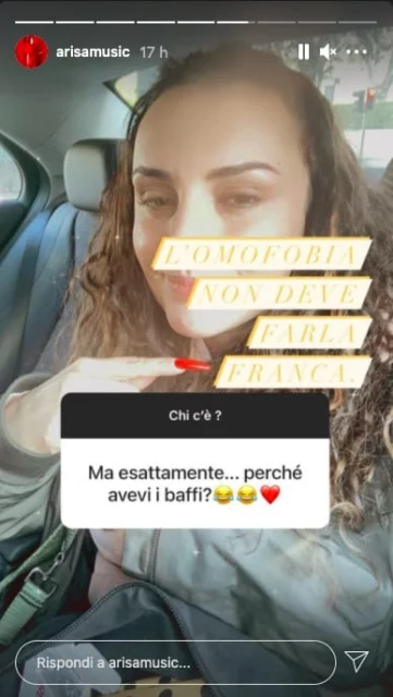 Storie Instagram di Arisa