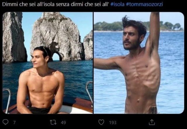 La foto di Awed a L'Isola dei Famosi