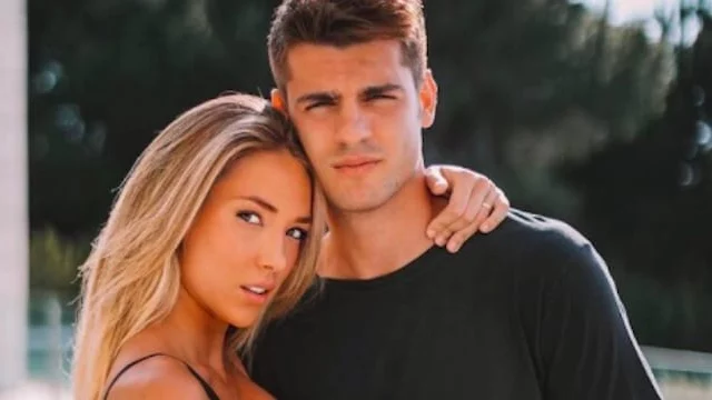 Alvaro Morata segna contro l'Italia, la moglie Alice minacciata sui social