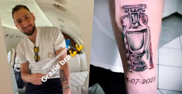 Il tatuaggio di Gigio Donnarumma