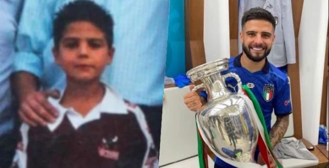 Italia - l'attaccante Lorenzo Insigne da bambino