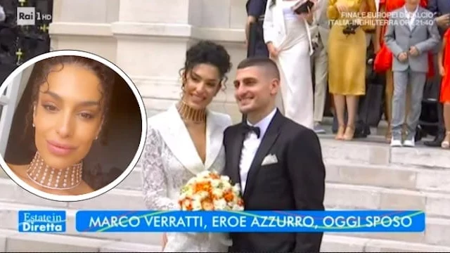 La costosa collana indossata dalla moglie di Marco Verratti per le nozze