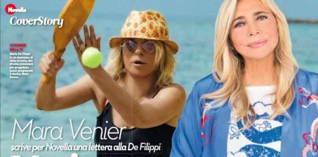 Mara Venier scrive per Novella 2000 una lettera a Maria De Filippi