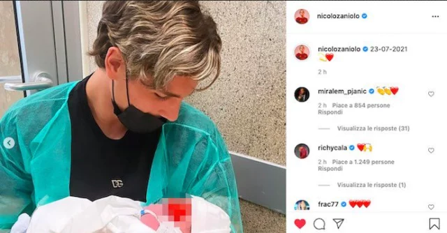 Post Instagram di NicoloÌ Zaniolo