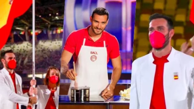 Saúl Craviotto, portabandiera della Spagna, ha partecipato a Masterchef nel 2017