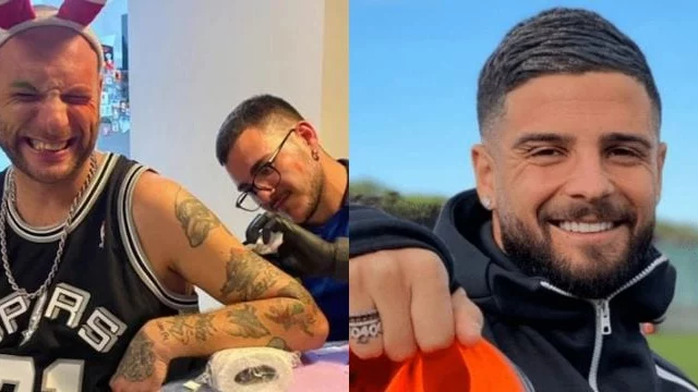 Clementino si tatua “O tir a gir” in onore di Lorenzo Insigne