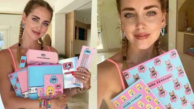 Chiara Ferragni lancia la linea scuola: ecco quanto costano gli accessori