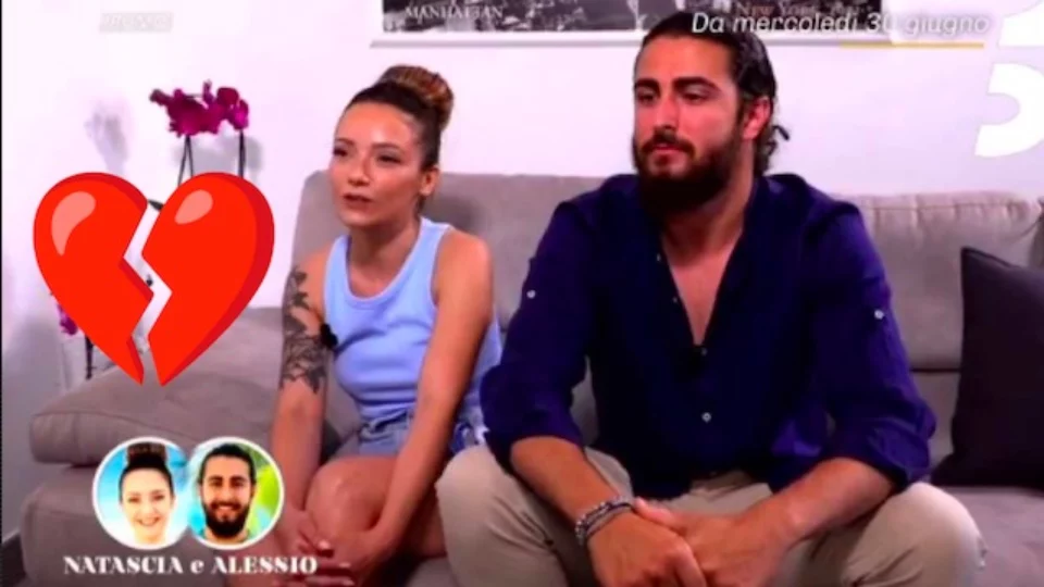 Temptation Island, è finita tra Natascia e Alessio. L'insinuazione di lei