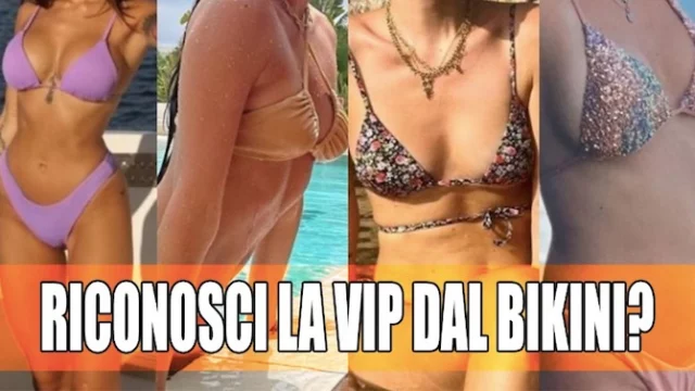 Riconosci la vip famosa in vacanza dal bikini? (QUIZ)