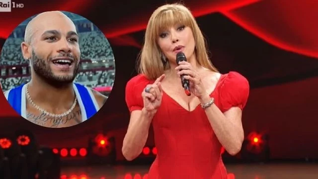 milly carlucci marcell jacobs ballando con le stelle